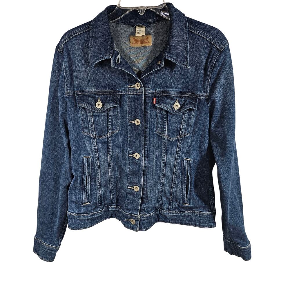 Levi's Vintage Denim Jean Jacket Teen Junior Girl's Size XL